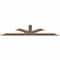Ekena Millwork Richland Smooth Timber Gable Bracket, Douglas Fir, 96"W x 24"H x 1 1/2"D x 5 1/2"F, 6/12 Pitch GBW096X24X0206RIC00SDF - alternate 3